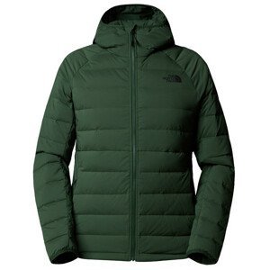 Dámská bunda The North Face W Belleview Stretch Down Hoodie Velikost: XL / Barva: zelená