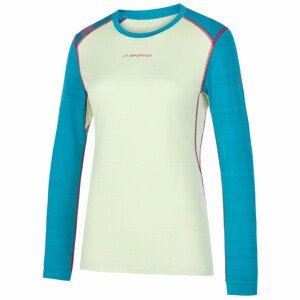 Dámské triko La Sportiva Tour Long Sleeve W Velikost: M / Barva: modrá/zelená