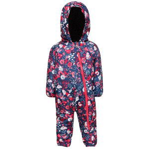 Dětská kombinéza Dare 2b Bambino II Snowsuit Dětská velikost: 6-12 měsíců / Barva: bílá/růžová/modrá