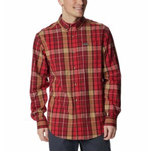 Pánská košile Columbia Rapid Rivers™ II Long Sleeve Shirt Velikost: L / Barva: červená