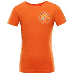 Dětské triko Alpine Pro Oboto Dětská velikost: 164-170 / Barva: oranžová