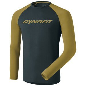 Pánské triko Dynafit 24/7 M L/S Tee Velikost: XL / Barva: zelená/černá