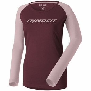 Dámské triko Dynafit 24/7 W L/S Tee Velikost: L / Barva: růžová
