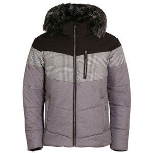Pánská zimní bunda Alpine Pro Saptah Velikost: M / Barva: šedá/černá