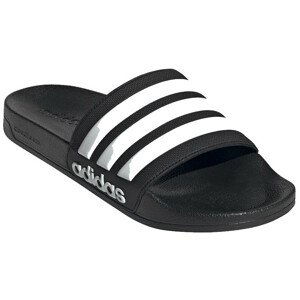 Pánské pantofle Adidas Adilette Shower Velikost bot (EU): 46 / Barva: černá/bílá