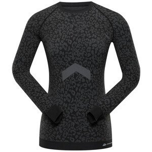 Dámské funkční triko Alpine Pro Padona Velikost: M-L / Barva: černá
