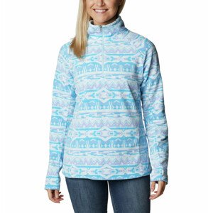 Dámská mikina Columbia Glacial™ IV Print 1/2 Zip Velikost: S / Barva: světle modrá