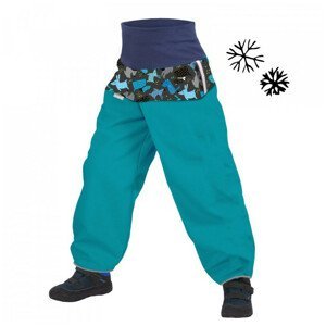 Batolecí kalhoty s fleecem Unuo Softshell Sherpa Basic Dětská velikost: 80-86 / Barva: světle zelená