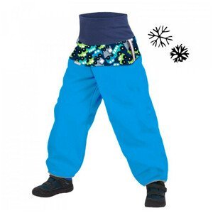 Batolecí kalhoty s fleecem Unuo Softshell Sherpa Basic Dětská velikost: 80-86 / Barva: světle modrá