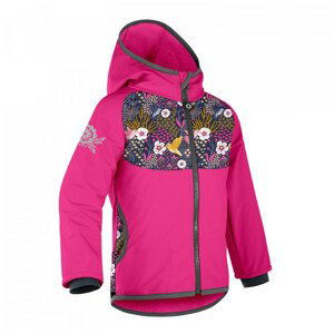 Dětská softshellová bunda Unuo Fleece Basic (2021) Dětská velikost: 98-104 / Barva: růžová/modrá