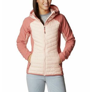 Dámská zimní bunda Columbia Powder Lite™ Hybrid Hooded Jacket Velikost: S / Barva: růžová