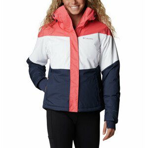 Dámská bunda Columbia Tipton Peak™ II Insulated Jacket Velikost: M / Barva: bílá/růžová/modrá