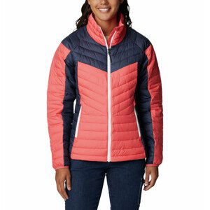 Dámská zimní bunda Columbia Powder Lite™ II Full Zip Jacket Velikost: M / Barva: růžová/modrá