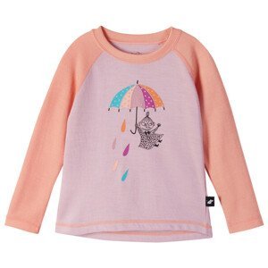 Dětské triko Reima Moomin Tindra Dětská velikost: 86 / Barva: růžová
