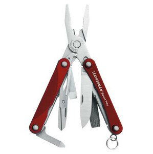 Multitool Leatherman Squirt PS4 Barva: červená