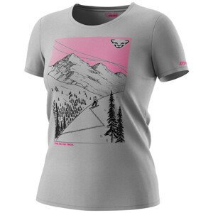 Dámské triko Dynafit Artist Series Dri T-Shirt W Velikost: S / Barva: šedá