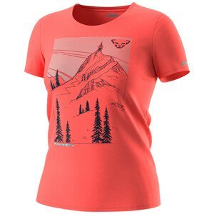 Dámské triko Dynafit Artist Series Dri T-Shirt W Velikost: S / Barva: korálová