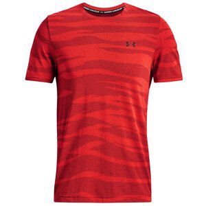 Pánské triko Under Armour Seamless Novelty SS Velikost: L / Barva: červená