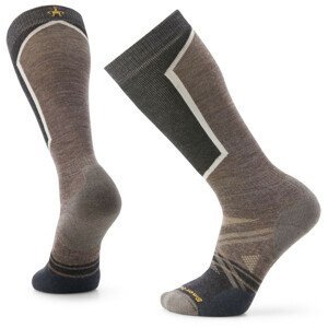 Lyžařské ponožky Smartwool Ski Full Cushion OTC - Recycled Velikost: M / Barva: hnědá/šedá