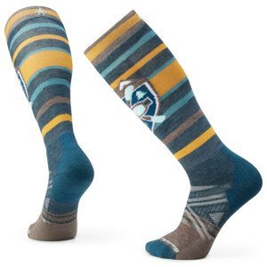 Lyžařské ponožky Smartwool Ski Full Cushion Alpine Edge Velikost: L / Barva: modrá/žlutá