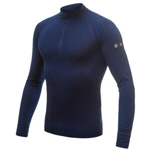 Pánské funkční triko Sensor Merino Active dl.rukáv Velikost: XL / Barva: tmavě modrá