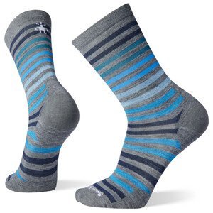 Pánské ponožky Smartwool Everyday Spruce Street Crew (2022) Velikost: XL / Barva: šedá/modrá