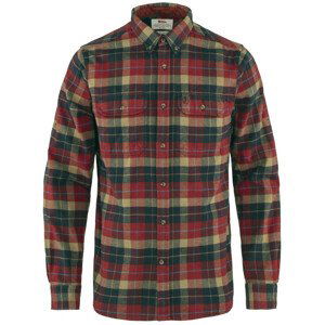 Pánská košile Fjällräven Singi Heavy Flannel Shirt M Velikost: L / Barva: hnědá/modrá