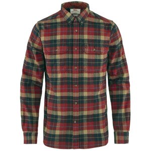 Pánská košile Fjällräven Singi Heavy Flannel Shirt M Velikost: XL / Barva: hnědá/modrá