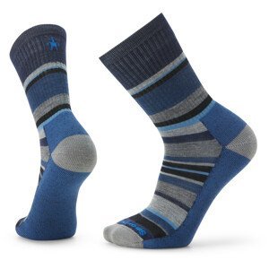 Pánské ponožky Smartwool Everyday Light Cushion Saturnsphere Crew Velikost: L / Barva: šedá/modrá