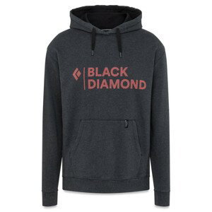 Pánská mikina Black Diamond Stacked Logo Hoody Velikost: M / Barva: černá