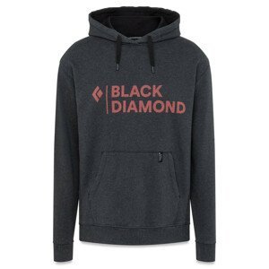 Pánská mikina Black Diamond Stacked Logo Hoody Velikost: XL / Barva: černá