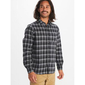 Pánská košile Marmot Fairfax Midweight Flannel Velikost: M / Barva: černá