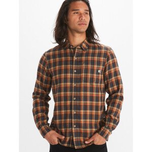 Pánská košile Marmot Fairfax Midweight Flannel Velikost: M / Barva: hnědá/šedá