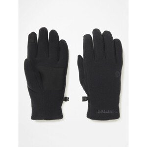 Rukavice Marmot Rocklin Fleece Glove Velikost rukavic: M / Barva: černá