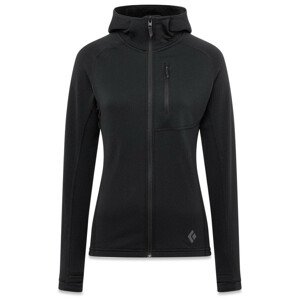 Dámská funkční mikina Black Diamond Coefficient Fleece Hoody Velikost: S / Barva: černá