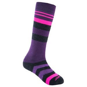 Ponožky Sensor Slope Merino Velikost ponožek: 35-38 / Barva: fialová/černá