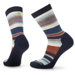 Dámské ponožky Smartwool W Everyday Joviansphere Crew Velikost: S / Barva: hnědá/modrá