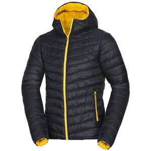 Pánská zimní bunda Northfinder Dan Velikost: M / Barva: černá/žlutá