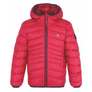 Dětská zimní bunda Loap Intermo Dětská velikost: 134-140 / Barva: růžová/modrá