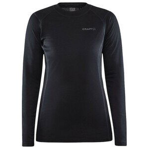 Dámské funkční triko Craft Core Warm Baselayer Ls Velikost: M / Barva: černá