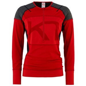 Dámské triko Kari Traa Stil H/Z Velikost: S / Barva: červená/černá