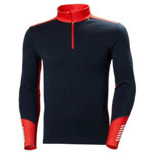 Pánské funčkní triko Helly Hansen Lifa Merino Midweight 1/2 Zip Velikost: M / Barva: tmavě modrá