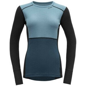 Dámské funkční triko Devold Lauparen Merino 190 Shirt Wmn Velikost: S / Barva: modrá/světle modrá