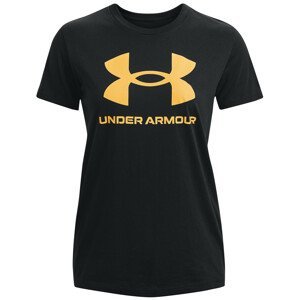 Dámské triko Under Armour Sportstyle Logo SS Velikost: XS / Barva: černá