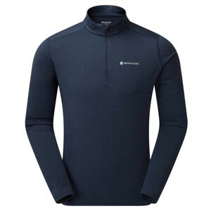 Pánská funkční mikina Montane Dart Thermo Zip Neck Velikost: XL / Barva: modrá