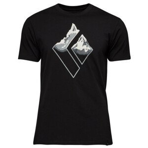 Pánské triko Black Diamond Mountain Logo SS Tee Velikost: L / Barva: černá