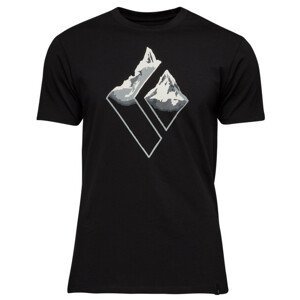 Pánské triko Black Diamond Mountain Logo SS Tee Velikost: XL / Barva: černá