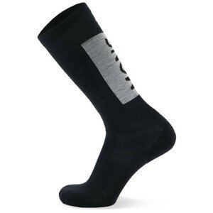 Ponožky Mons Royale Atlas Merino Snow Sock Velikost: L / Barva: černá