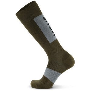 Ponožky Mons Royale Atlas Merino Snow Sock Velikost ponožek: 39-41 / Barva: zelená
