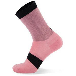 Ponožky Mons Royale Atlas Crew Sock Velikost: M / Barva: růžová/černá